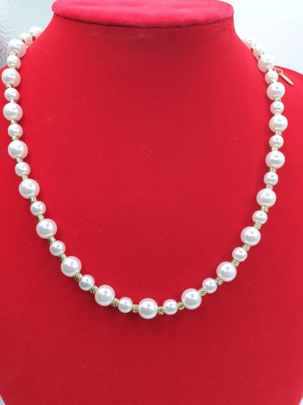 collier acier inoxydable bina , sur moderne-bijoux.fr - Bijoux ethniques & Femmes du monde