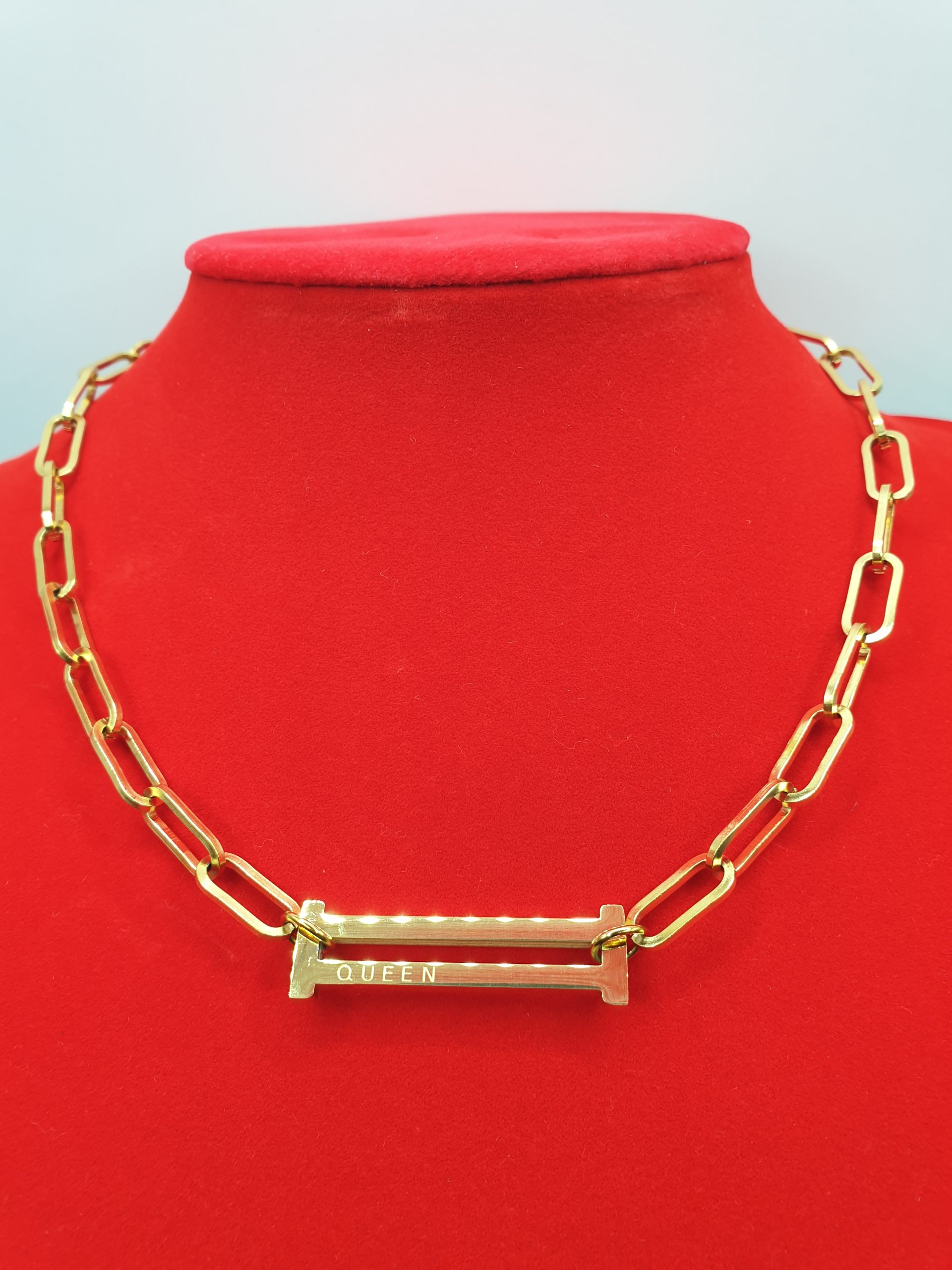 collier acier inoxydable celacia , sur -moderne-bijoux.fr - bijoux ethniques & Femmes du monde