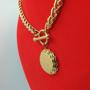 collier acier inoxydable palma , sur moderne-bijoux.fr - bijoux ethniques & Femmes du monde