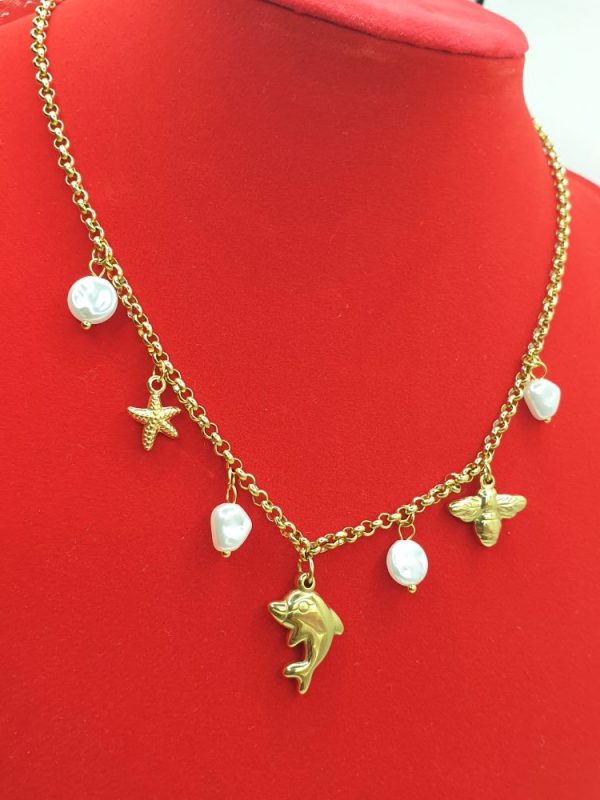collier acier inoxydable , tivolli sur moderne-bijoux.fr, Bijoux ethniques & Femmes du monde
