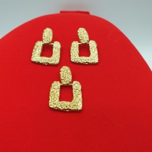 collier boucles acier inoxydable celestina , sur moderne-bijoux.fr - Bijoux ethniques & Femmes du monde