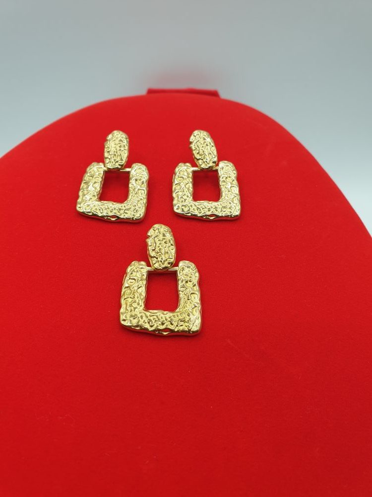 collier boucles acier inoxydable celestina , sur moderne-bijoux.fr - Bijoux ethniques & Femmes du monde