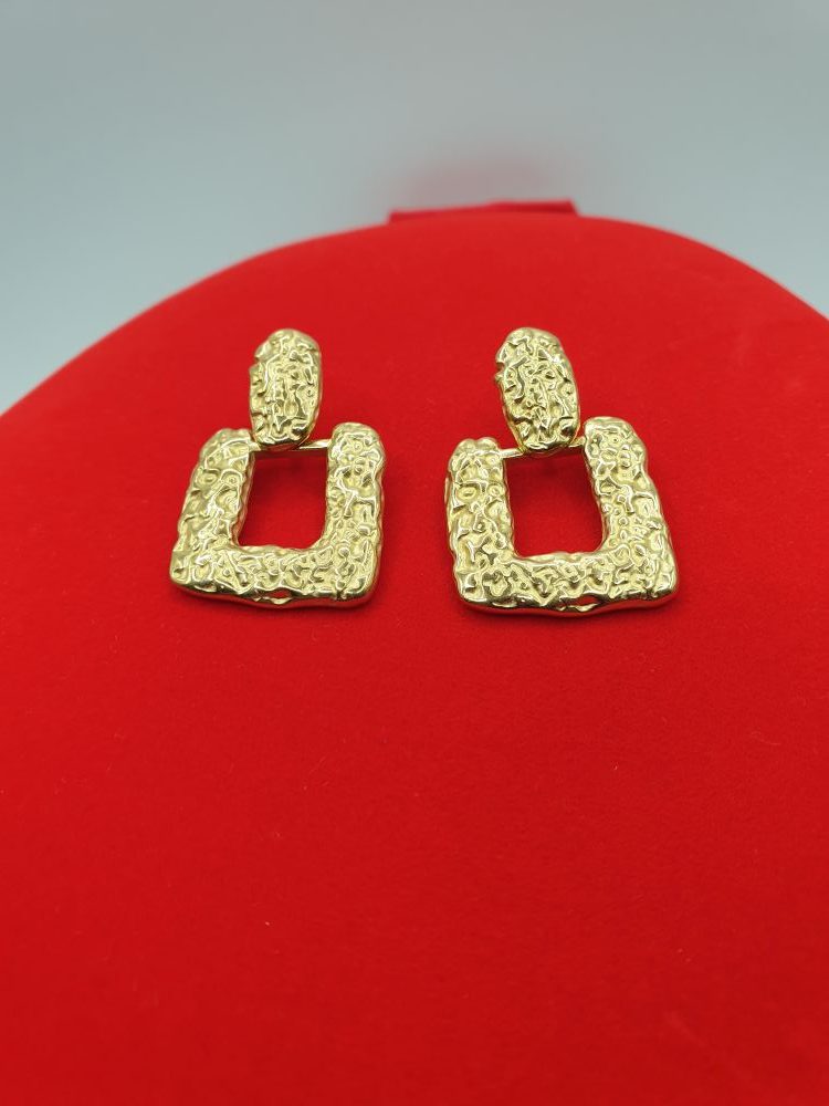 collier boucles acier inoxydable celestina , sur moderne-bijoux.fr - Bijoux ethniques & Femmes du monde