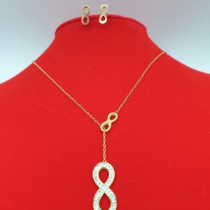 collier boucles acier inoxydable polata , sur moderne-bijoux.fr - bijoux ethniques & Femmes du monde