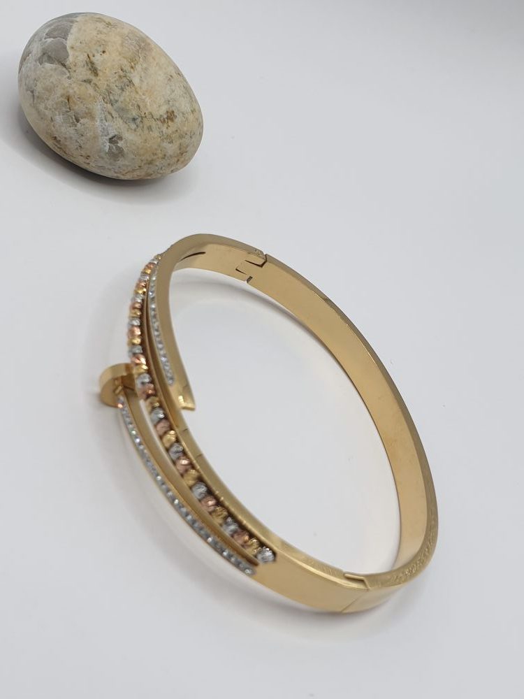 bracelet acier inoxydable forestina , sur moderne-bijoux.fr - Bijoux ethniques & Femmes du monde