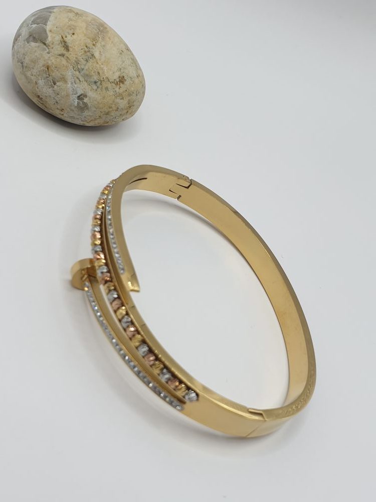 bracelet acier inoxydable forestina , sur moderne-bijoux.fr - Bijoux ethniques & Femmes du monde