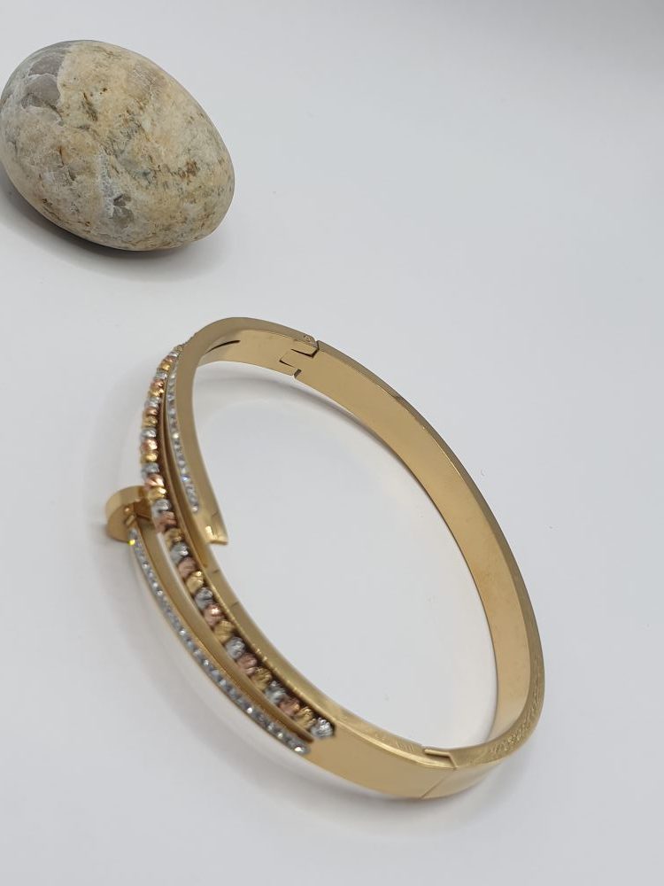 bracelet acier inoxydable forestina , sur moderne-bijoux.fr - Bijoux ethniques & Femmes du monde