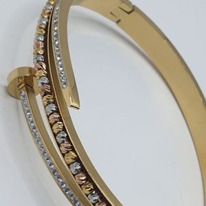 bracelet acier inoxydable forestina , sur moderne-bijoux.fr - Bijoux ethniques & Femmes du monde