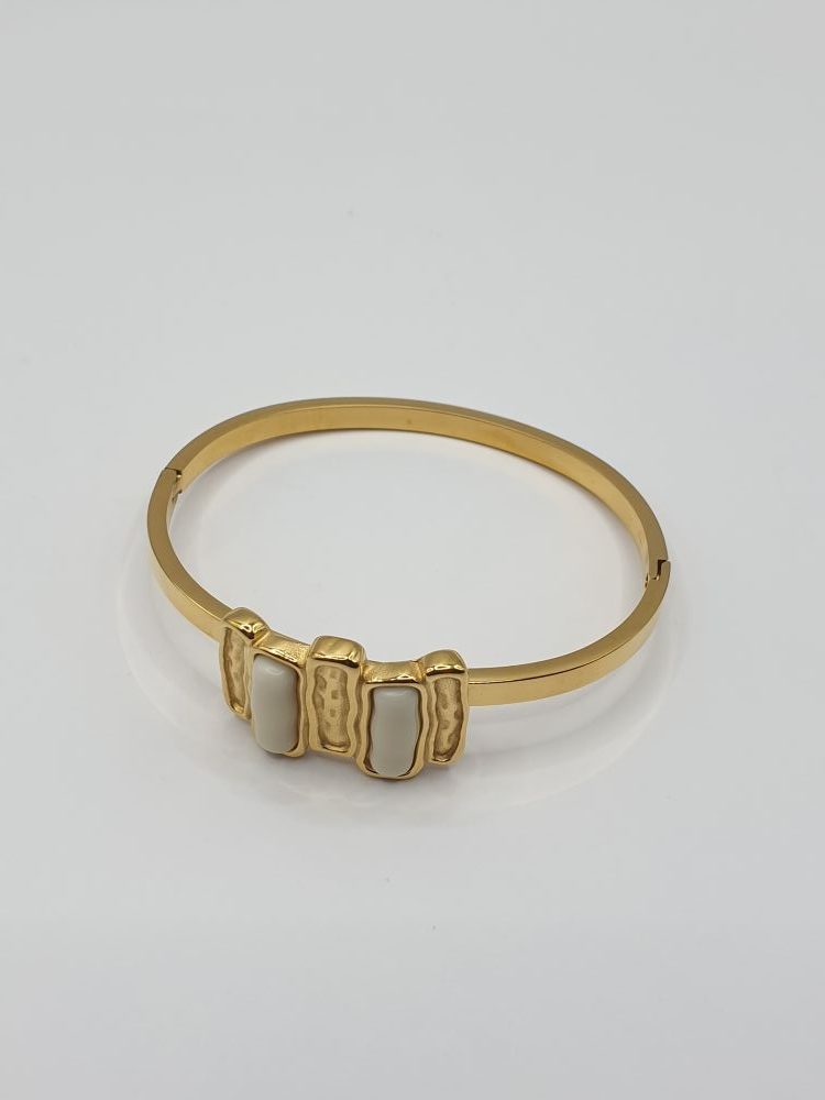 bracelet acier inoxydable gaetana , sur moderne-bijoux.fr - Bijoux ethniques & Femmes du monde