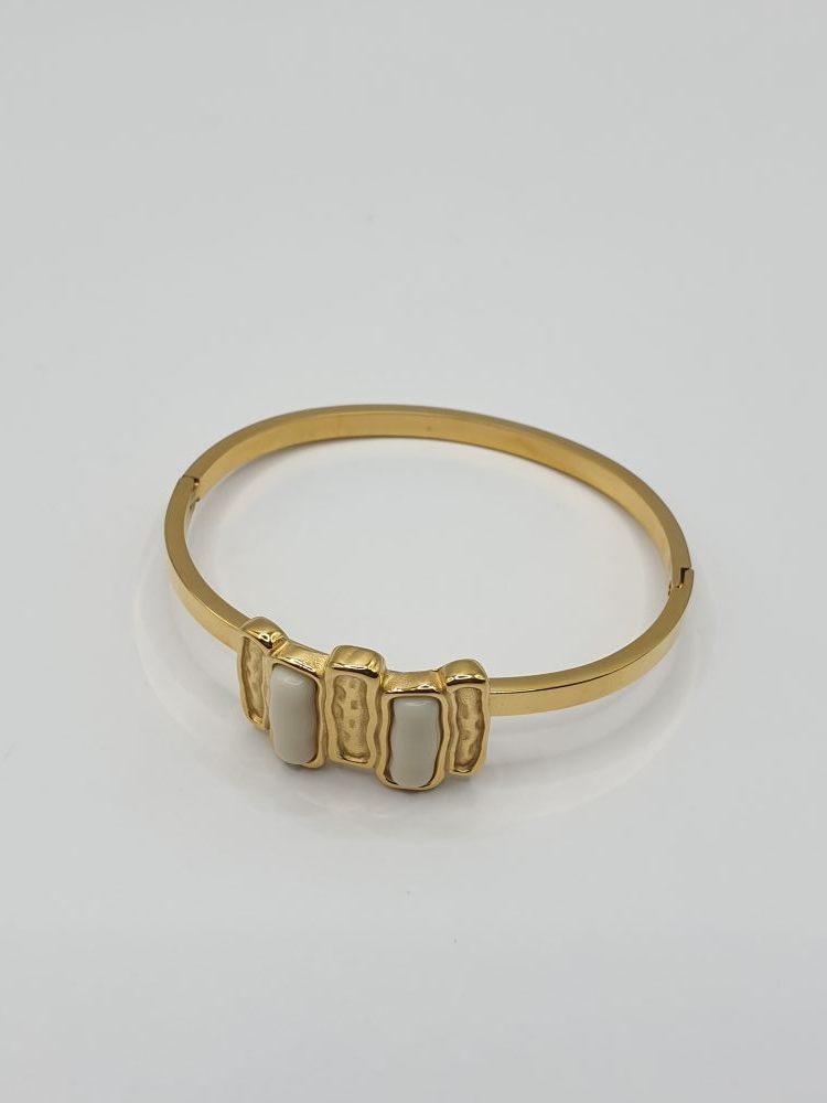 bracelet acier inoxydable gaetana , sur moderne-bijoux.fr - Bijoux ethniques & Femmes du monde