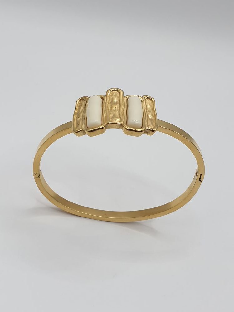 bracelet acier inoxydable gaetana , sur moderne-bijoux.fr - Bijoux ethniques & Femmes du monde