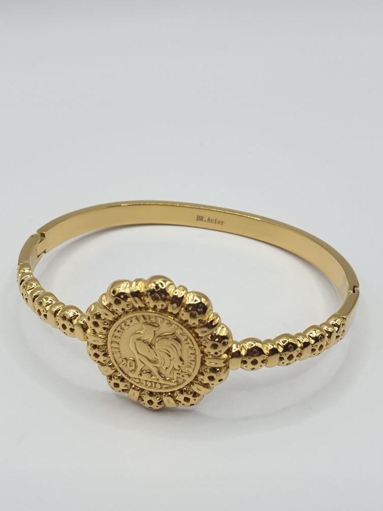 bracelet acier inoxydable medieva , sur moderne-bijoux.fr - Bijoux ethniques & Femmes du monde