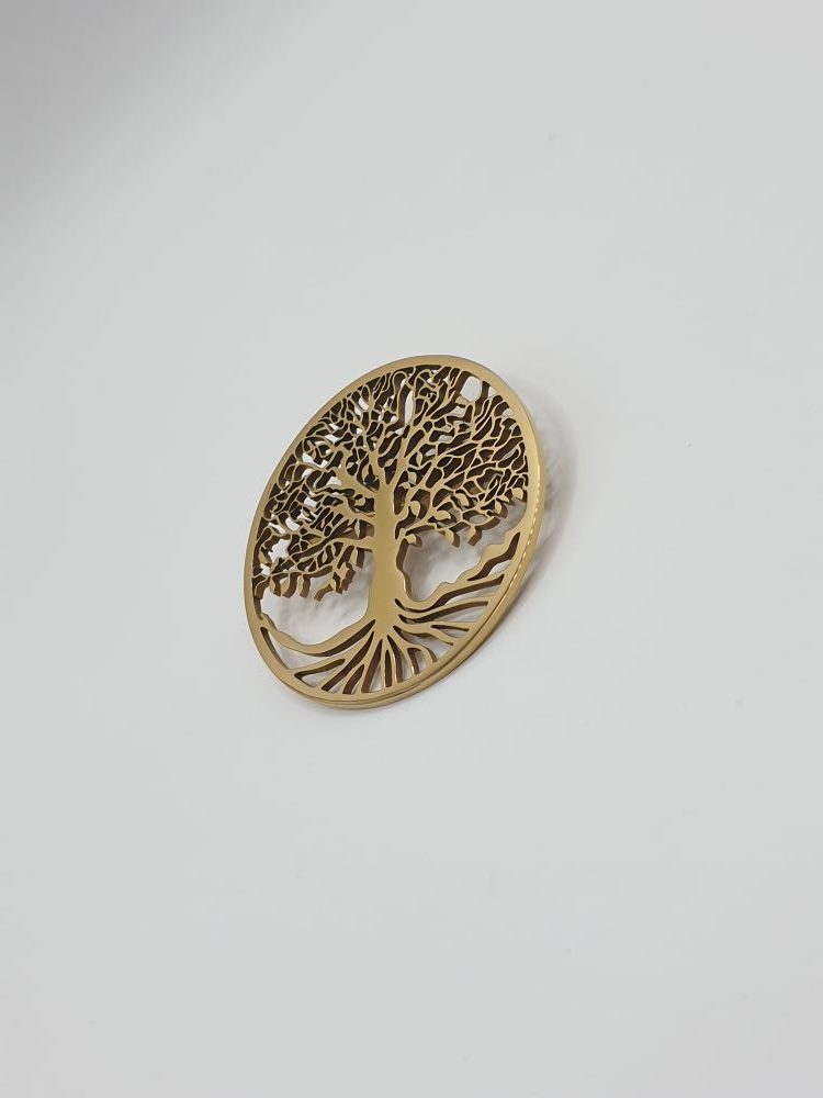 broche acier inoxydable onella moderne-bijouX.fr - bijoux ethniques & Femmes du monde