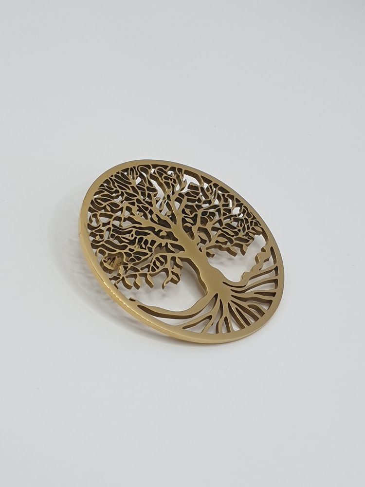 broche acier inoxydable onella moderne-bijouX.fr - bijoux ethniques & Femmes du monde