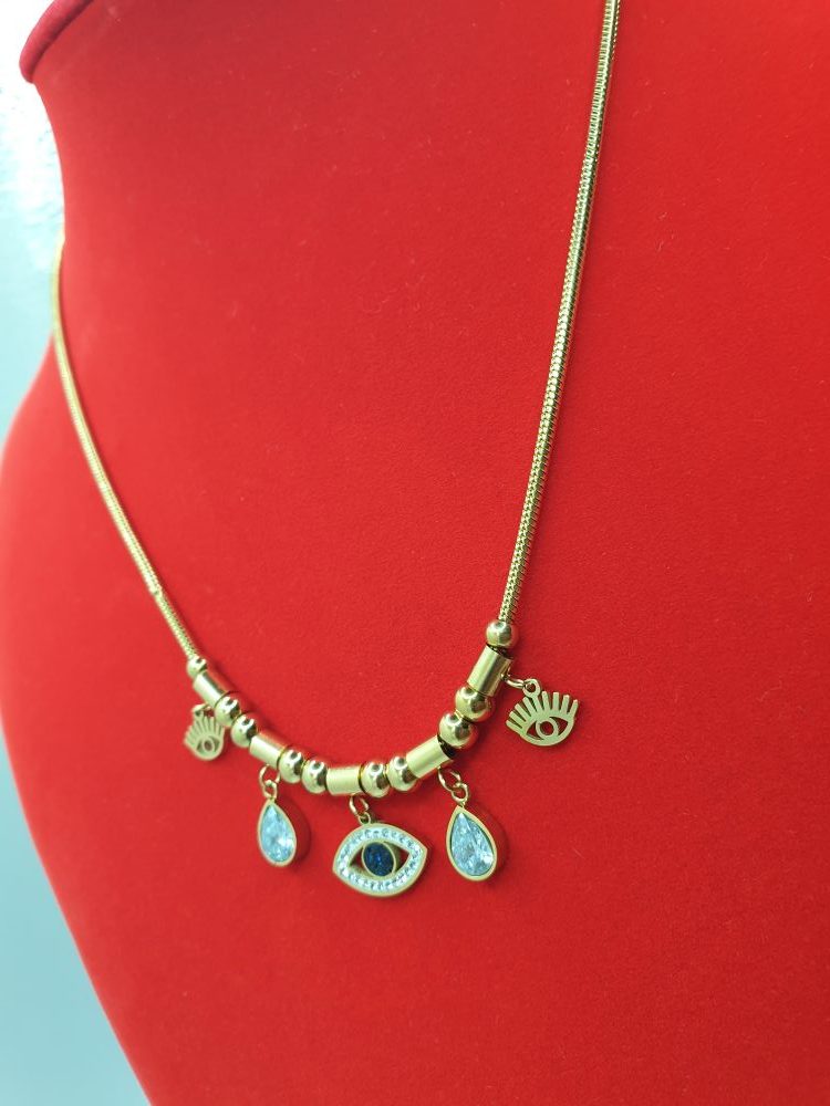 collier acier inoxydable dinoza , sur moderne bijoux.fr - bijoux ethniques & Femmes du monde