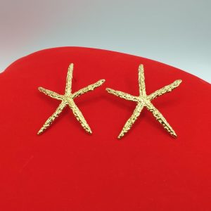 boucles oreilles acier inoxydable étoile d -mer , sur moderne-bijoux.fr - bijoux ethniques & Femmes du monde