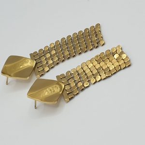 boucles oreilles acier inoxydable marieta , sur moderne-bijoux.fr - Bijoux ethniques & Femmes du monde