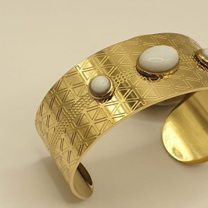 bracelet acier inoxydable inata , sur moderne-bijoux.fr - Bijoux ethniques & Femmes du monde