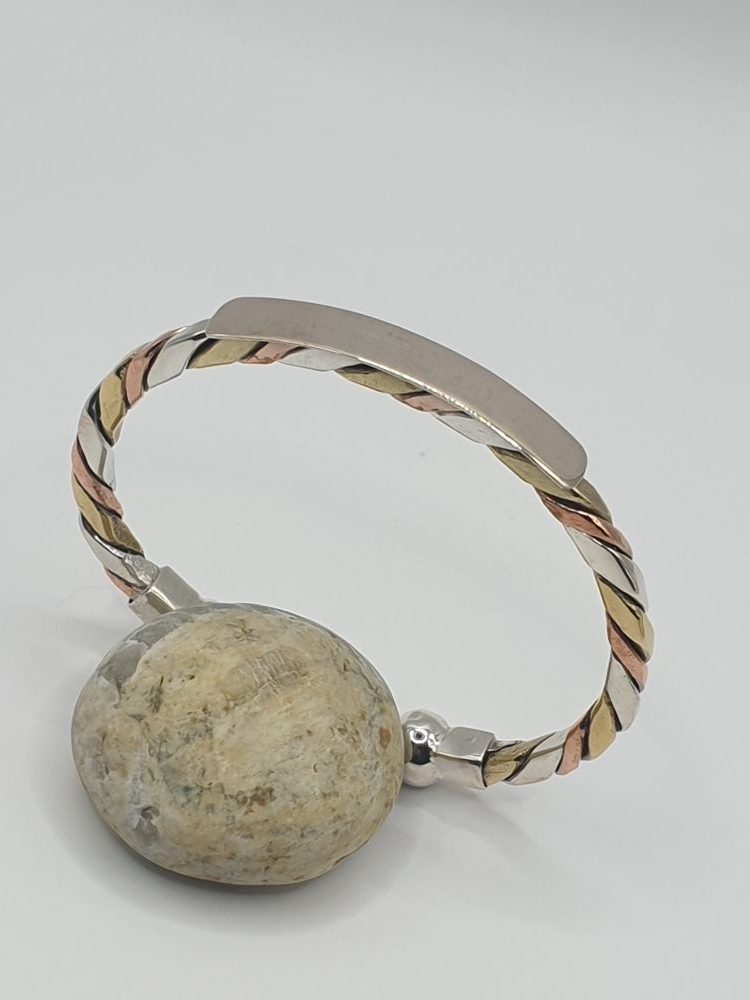 bracelet des trois métaux naminoro yele , sur moderne-bijoux.fr - Bijoux ethnique & Femmes du monde