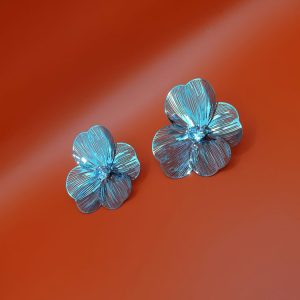 collier boucles acier inoxydable balatina , sur moderne-bijoux .fr - Bijoux ethniques & Femmes du monde