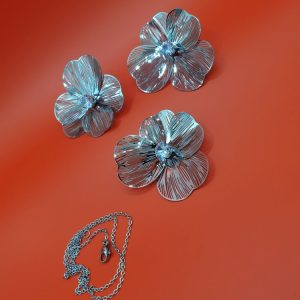 collier boucles acier inoxydable balatina , sur moderne-bijoux .fr - Bijoux ethniques & Femmes du monde