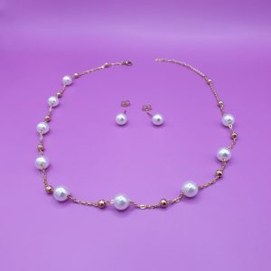 collier boucles acier inoxydable jeanna , sur moderne-bijoux .fr - Bijoux ethniques & Femmes du monde