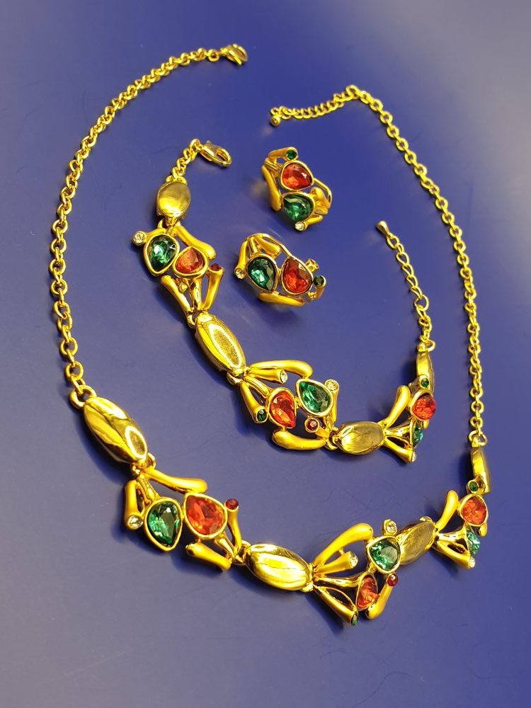 collier boucles bracelet parure acora , sur moderne-bijoux , sur Moderne-Bijoux.fr Bijoux ethniques & Femmes du monde