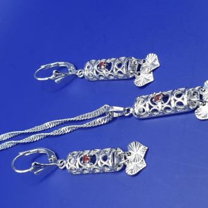 collier boucles d'oreilles ethniques cigarettina , sur moderne-bijoux .fr - Bijoux ethniques & Femmes du monde