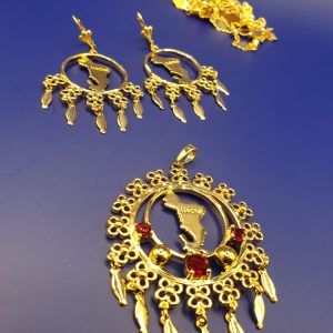 collier boucles ethniques mayotte , sur moderne-bijoux .fr - Bijoux ethniques & Femmes du monde