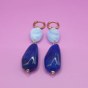 boucles oreilles acier inoxydable boxia , sur moderne-bijoux .fr - Bijoux ethniques & Femmes du monde