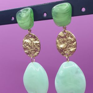 boucles oreilles acier inoxydable phiomia, sur moderne-bijoux .fr - Bijoux ethniques & Femmes du monde