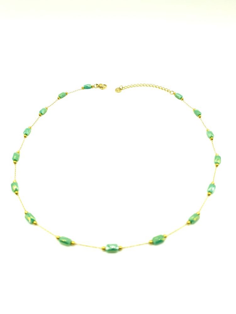 collier acier inoxydable baana , sur moderne-bijoux .fr - Bijoux ethniques & Femmes du monde