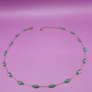 collier acier inoxydable baana , sur moderne-bijoux .fr- Bijoux ethniques & Femmes du monde