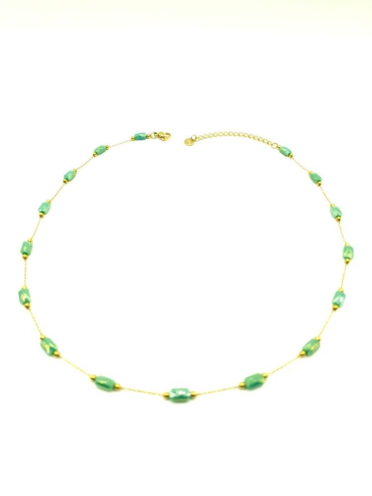 collier acier inoxydable baana , sur moderne-bijoux .fr - Bijoux ethniques & Femmes du monde