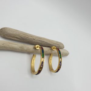 boucles -oreilles acier inoxydable batissa , sur moderne-bijoux .fr - Bijoux ethniques & Femmes du monde