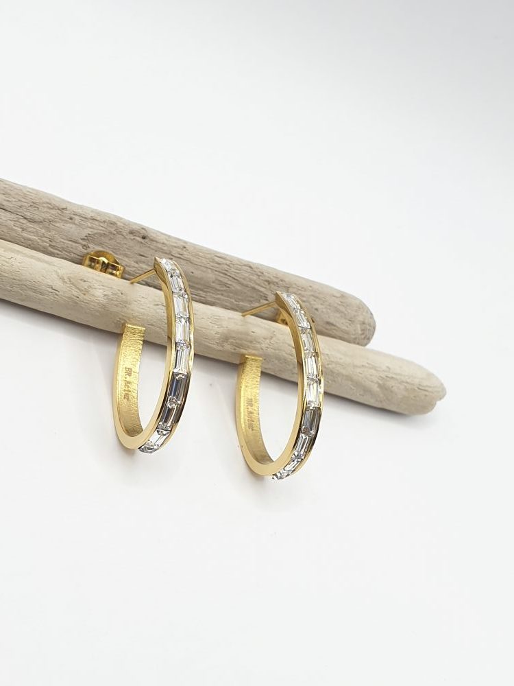 boucles oreilles acier inoxydable-madelina , sur moderne-bijoux .fr - Bijoux ethniques & Femmes du monde