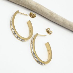 boucles oreilles acier inoxydable-madelina , sur moderne-bijoux .fr - Bijoux ethniques & Femmes du monde