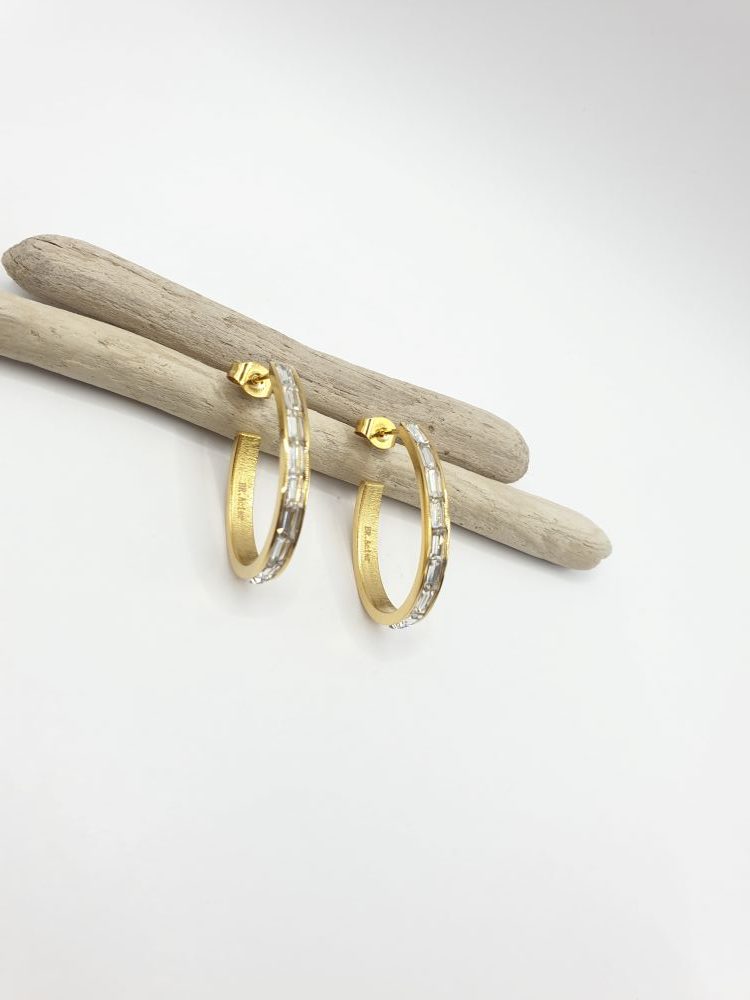 boucles oreilles acier inoxydable-madelina , sur moderne-bijoux .fr - Bijoux ethniques & Femmes du monde