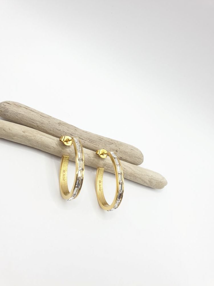 boucles oreilles acier inoxydable-madelina , sur moderne-bijoux .fr - Bijoux ethniques & Femmes du monde