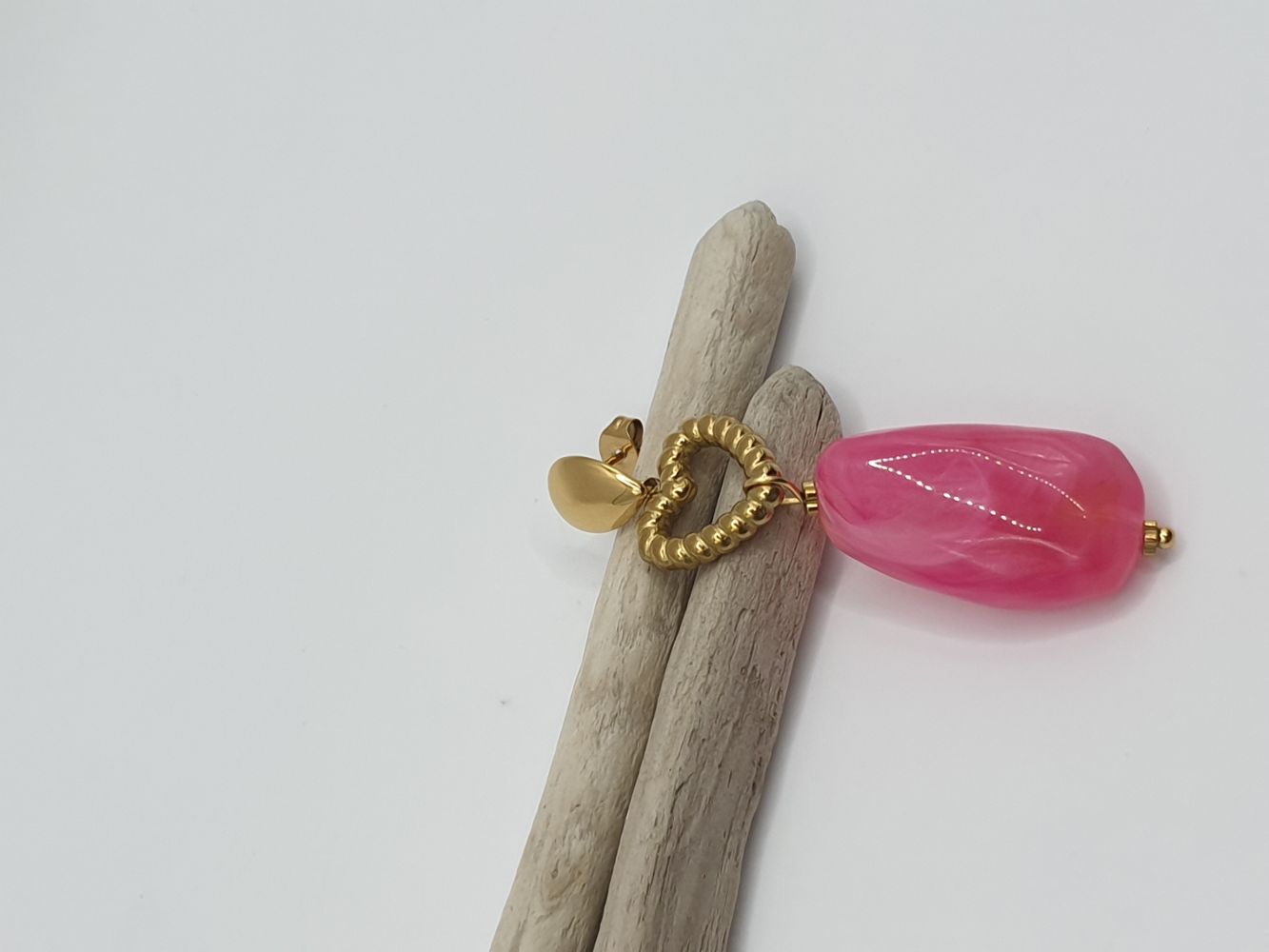 boucles oreilles acier inoxydable tissa , sur moderne-bijoux .fr - Bijoux ethniques & Femmes du monde