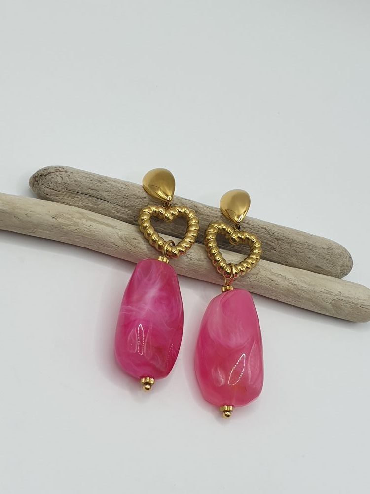 boucles oreilles acier inoxydable tissa , sur moderne-bijoux .fr - Bijoux ethniques & Femmes du monde