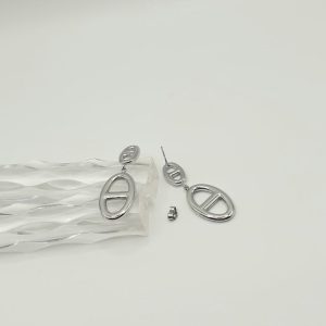 Boucles oreilles acier inoxydable felouka , sur moderne-bijoux .fr - Bijoux ethniques & Femmes du monde