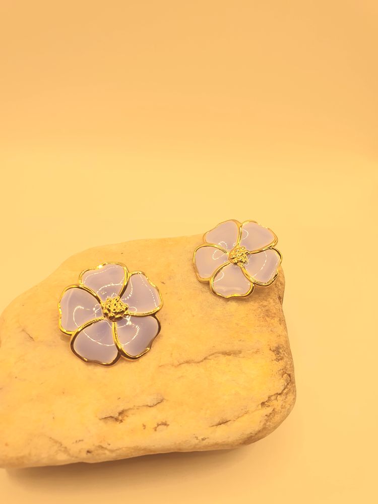 boucles oreilles acier inoxydable-nigella , sur moderne-bijoux .fr - Bijoux ethniques & Femmes du monde