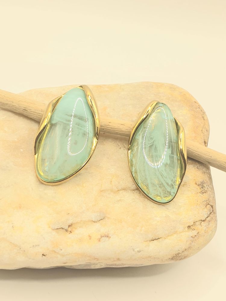 boucles oreilles acier inoxydable shana , sur moderne-bijoux.fr - Bijoux ethniques & Femmes du monde