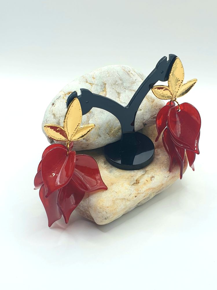 boucles oreilles acier inoxydable tita , sur moderne-bijoux.fr - Bijoux ethniques & Femmes du monde