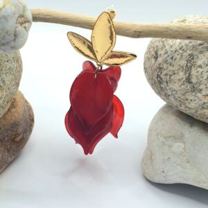 boucles oreilles acier inoxydable tita , sur moderne-bijoux.fr - Bijoux ethniques & Femmes du monde