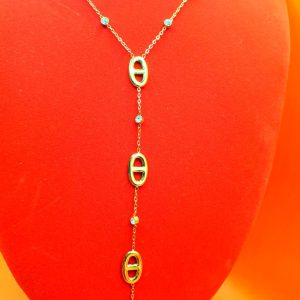 collier acier inoxydable marina , sur moderne-bijoux .fr - Bijoux ethniques & Femmes du monde