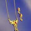 collier boucles oreilles ethniques djitina , sur moderne-bijoux .fr - Bijoux ethniques & Femmes du monde