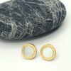 boucles oreilles acier inoxydable basilta , sur moderne-bijoux.fr - Bijoux ethniques & Femmes du monde