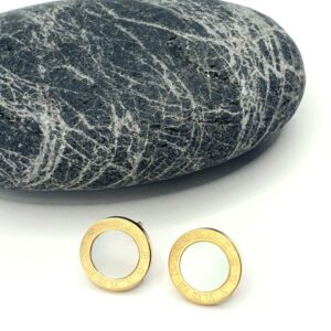 boucles oreilles acier inoxydable basilta , sur moderne-bijoux.fr - Bijoux ethniques & Femmes du monde